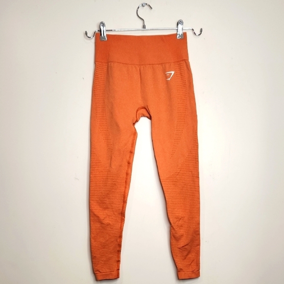 Gymshark Other - Gymshark‎ Orange Leggings Women Sport Gym Comfy